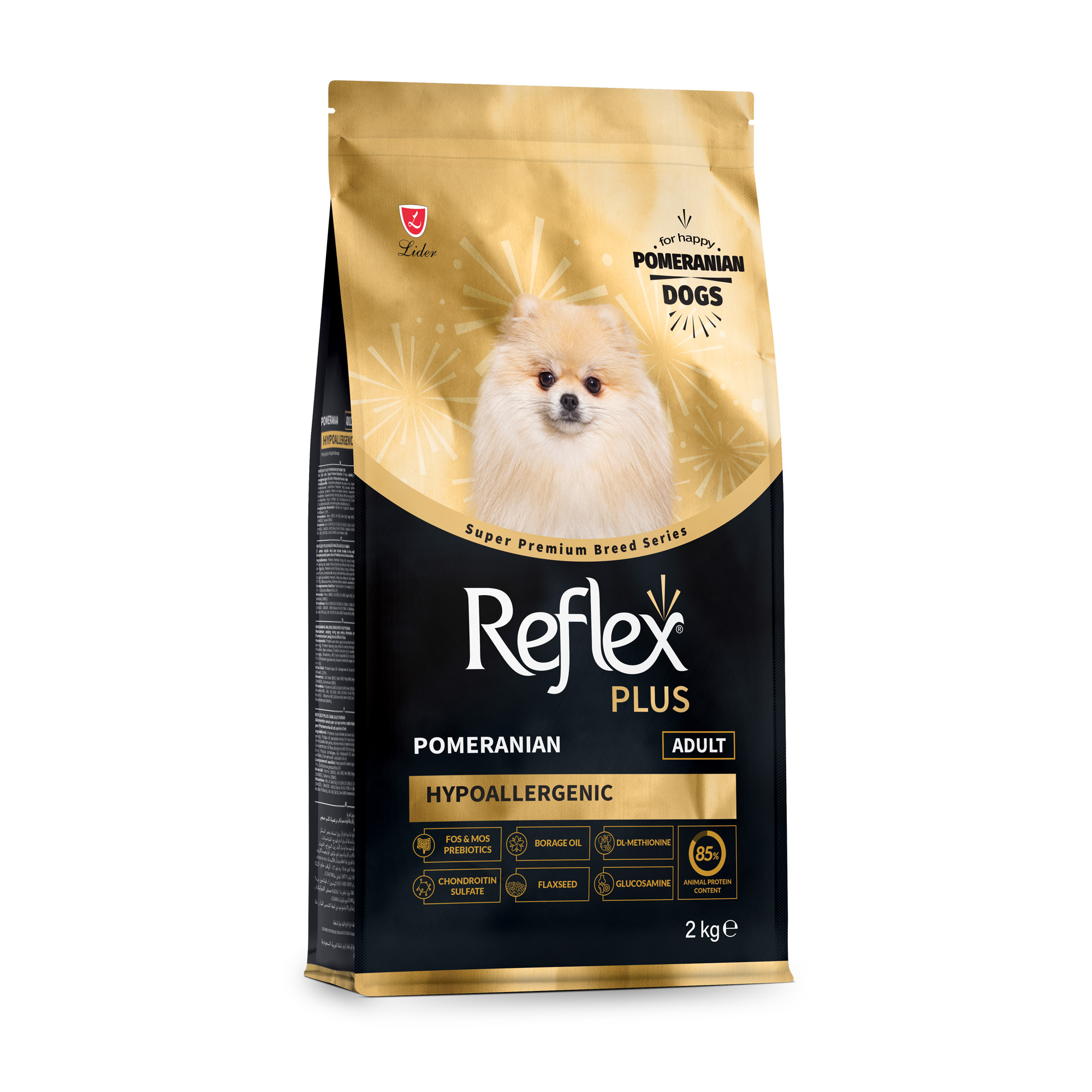 Сухий корм для собак породи померанський шпіц Reflex Plus Pomeranian, 2 кг