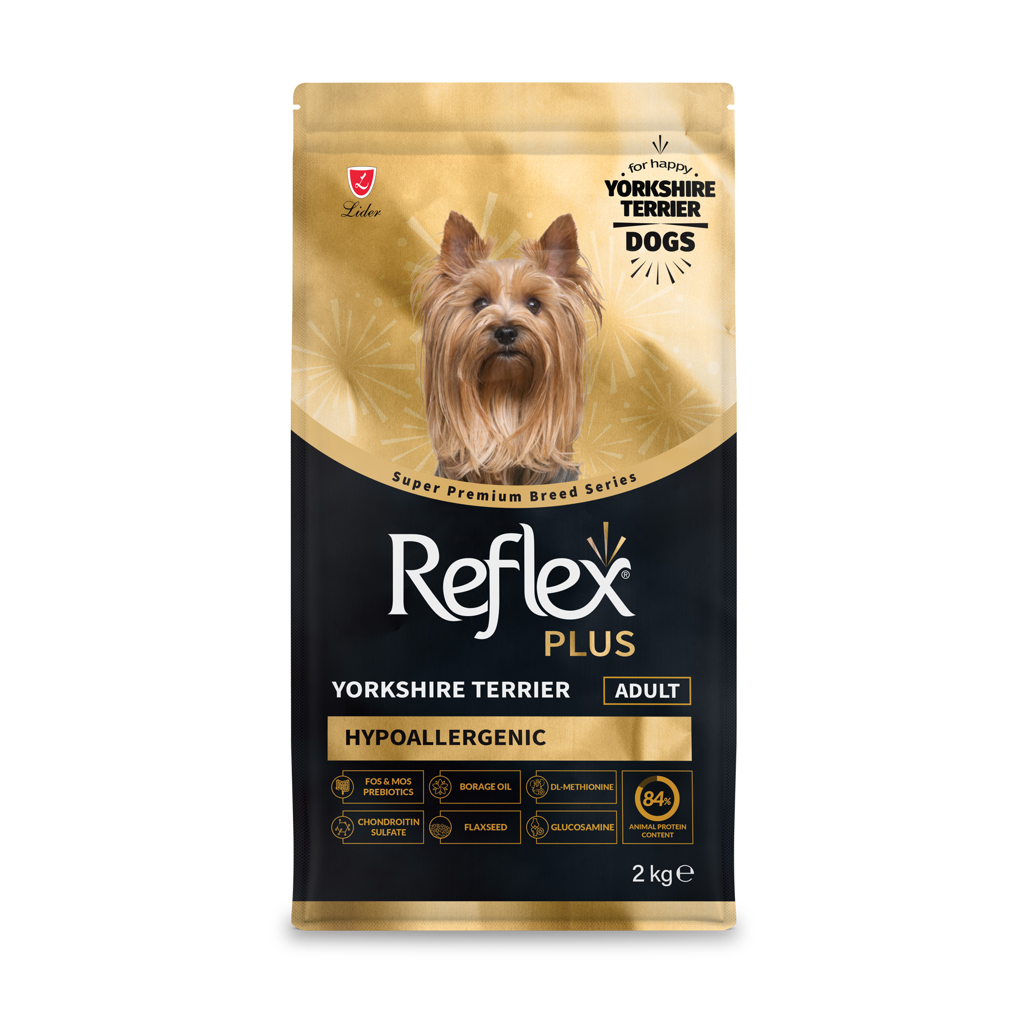 Сухий корм для собак породи йоркширський тер'єр Reflex Plus Yorkshire Terrier, 2 кг